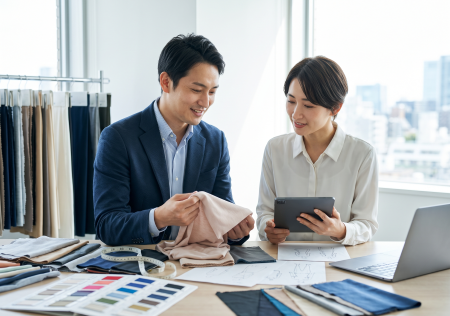 【大手アパレルメーカー等への法人営業】土日祝休み／年休123日／残業少なめ