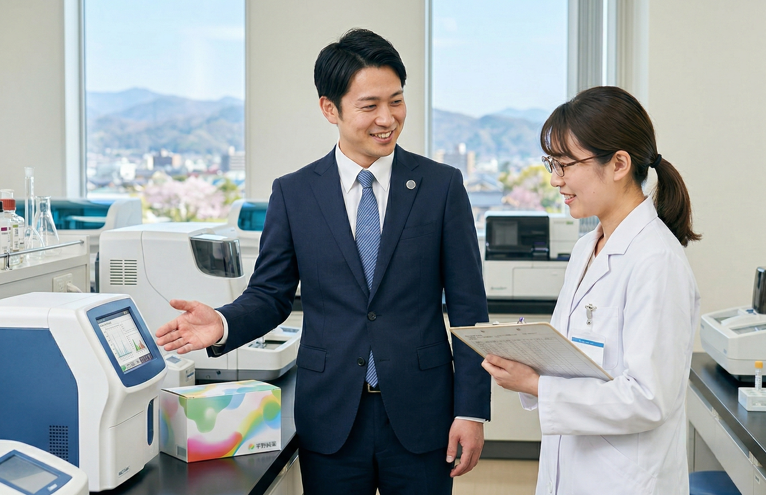 医療現場を支えるやりがい。年間休日125日のルート営業職