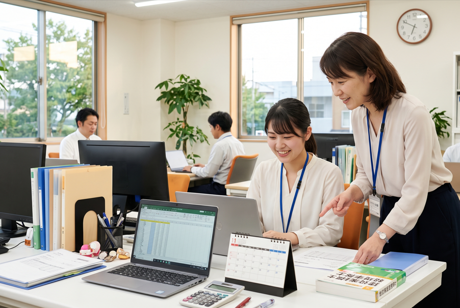残業なしで土日祝休み！未経験からスキルアップできる事務スタッフ募集