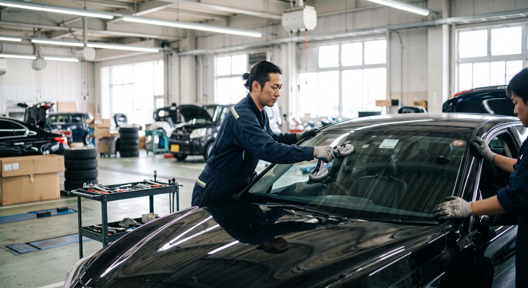 自動車ガラス入替・カーフィルム施工の正社員募集