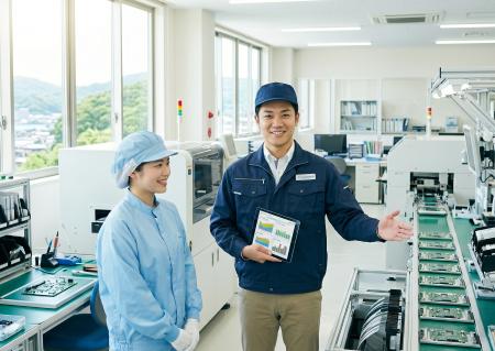 幹部候補／メーカー指定工場での生産管理職／キャリアパス明確