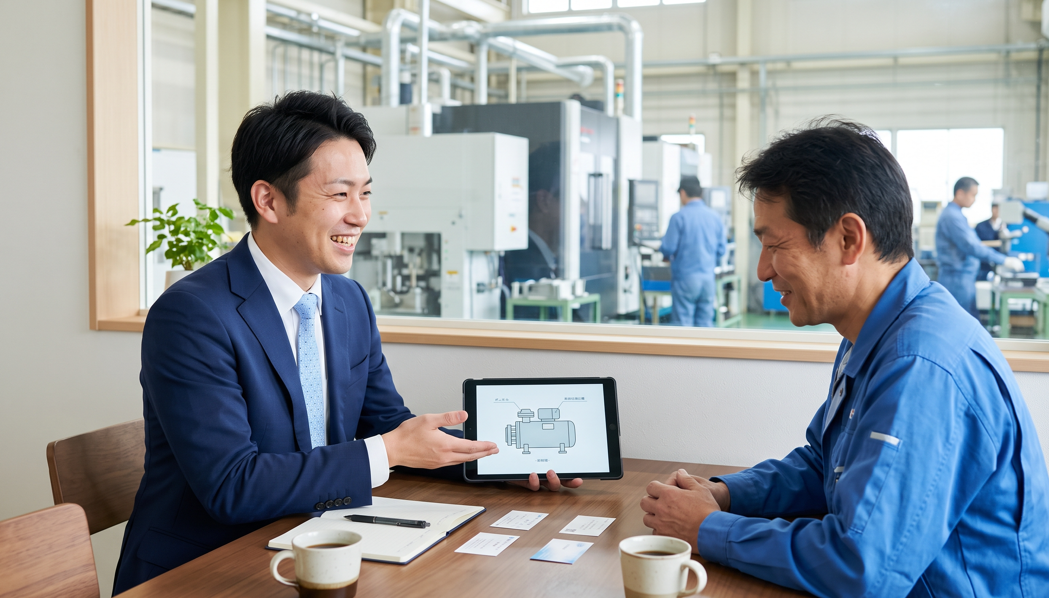 既存顧客への産業機器ルート営業！賞与年3回・計4ヶ月分の支給実績あり◎