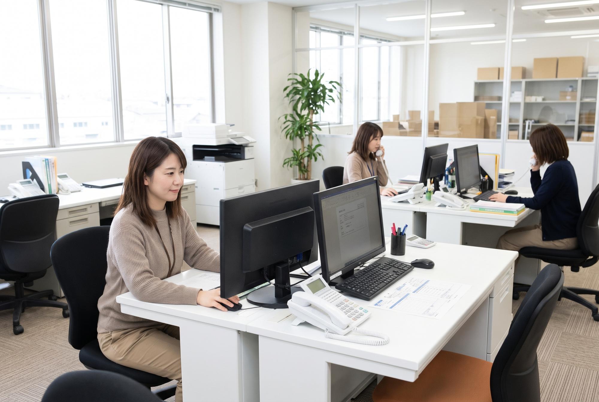 一般事務/物流センター/私服勤務/未経験歓迎
