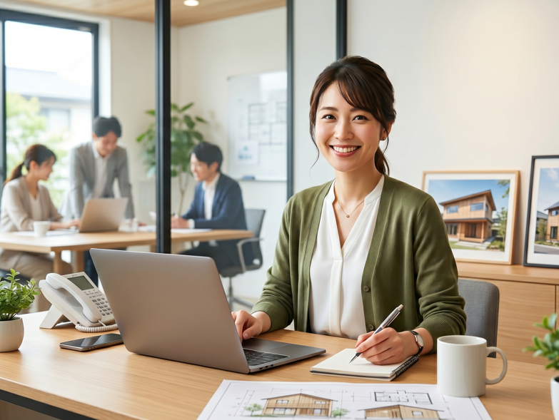 急成長中の住宅メーカーで一般事務／土日祝休／年休120日／月残業5H