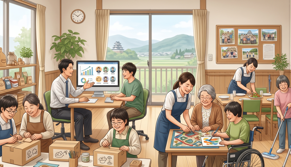 未経験から始める生活支援員！賞与4.2ヶ月分・年間休日116日