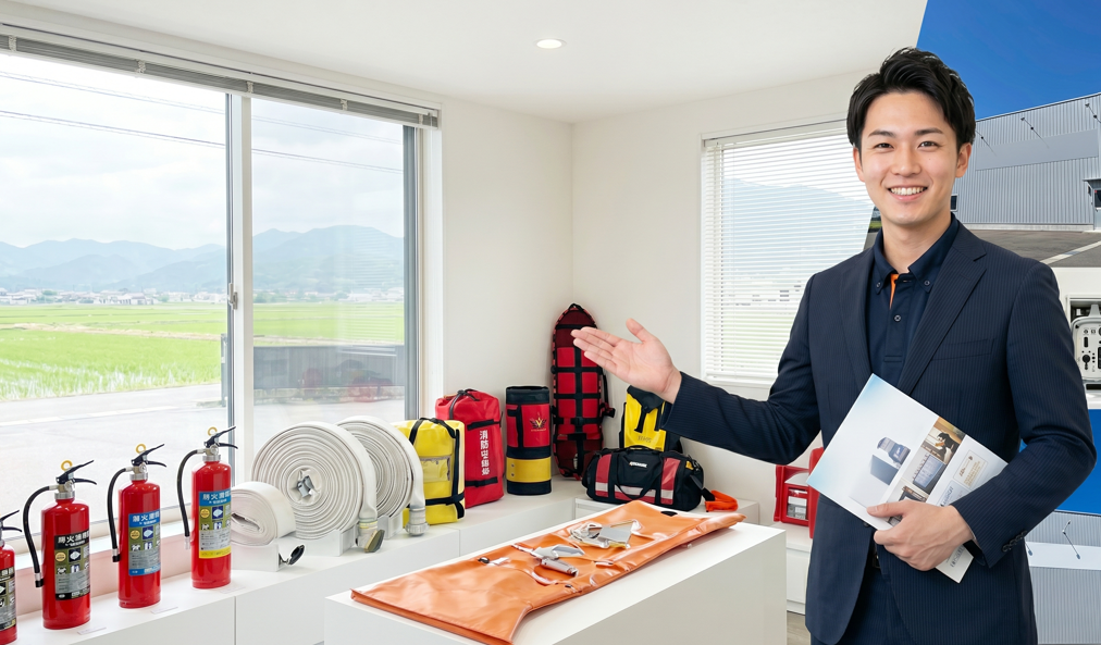 【未経験歓迎】消防関連機材の提案営業／資格取得支援あり／三谷商事グループ