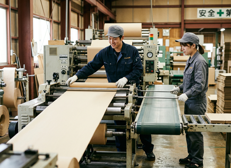創業99年の老舗メーカー！未経験から始める紙加工の工場スタッフ