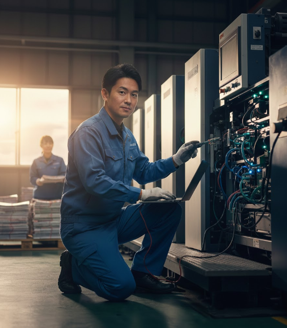 北陸の印刷インフラを支える！印刷機械のメンテナンスエンジニア