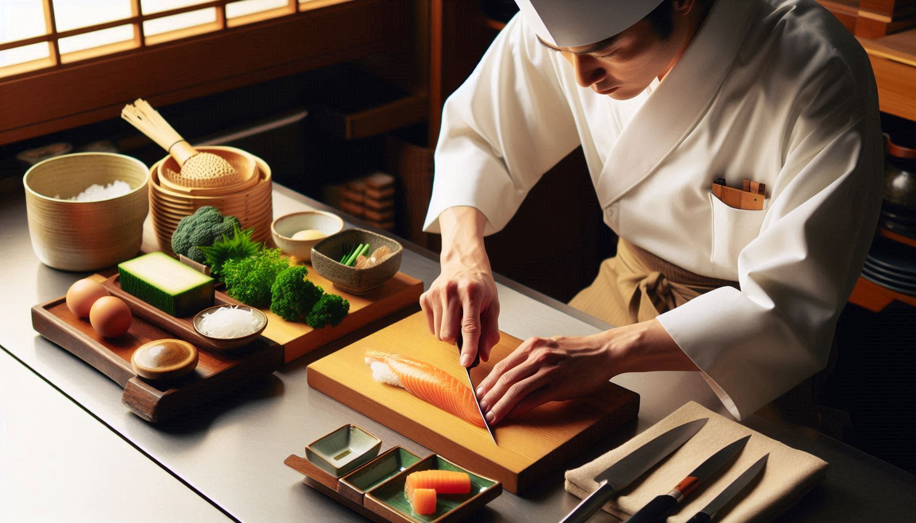 宿泊施設での調理