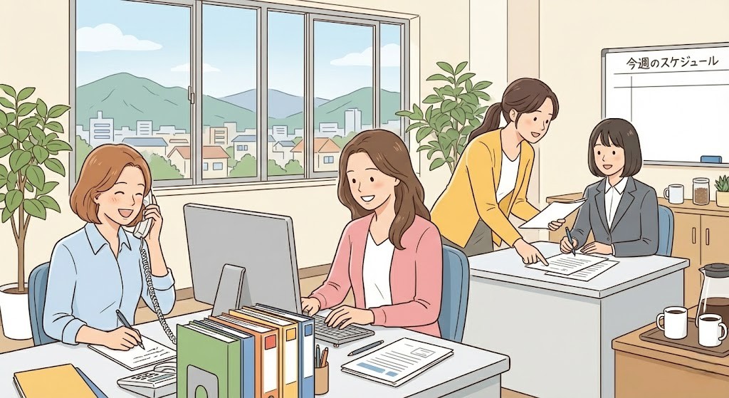 年間休日120日＆土日祝休み！未経験からスタートできる損保代理店での一般事務・営業サポート